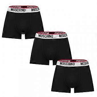 Moschino Mens Cotton Blend Boxer Shorts (Pack of 3)
