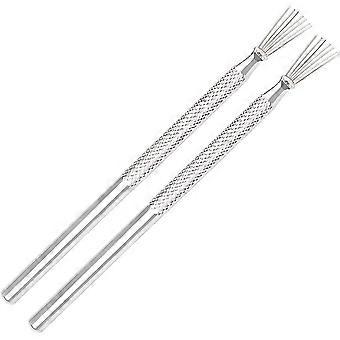 2pcs Clay Needle Tools, Feather Wire Texture Tool for Clay Pottery Sculpting