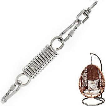 Auspicious-swing Spring Hook, 360rotate Swing Hangers With 2 Carabiner, Stainless Steel Hammock Chair Hanging Kit Can Be Used To Hang Hammocks, Swing