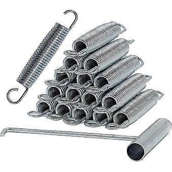 5.5-7 Inch Trampoline Springs Set of 16 Heavy Duty Stainless Steel