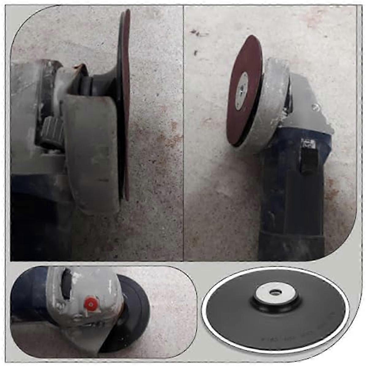 3pcs Plastic Angle Grinder Backing Pad Compatible with M14 Internal Thread Disc Sander Angle Grinder 180mm Diameter