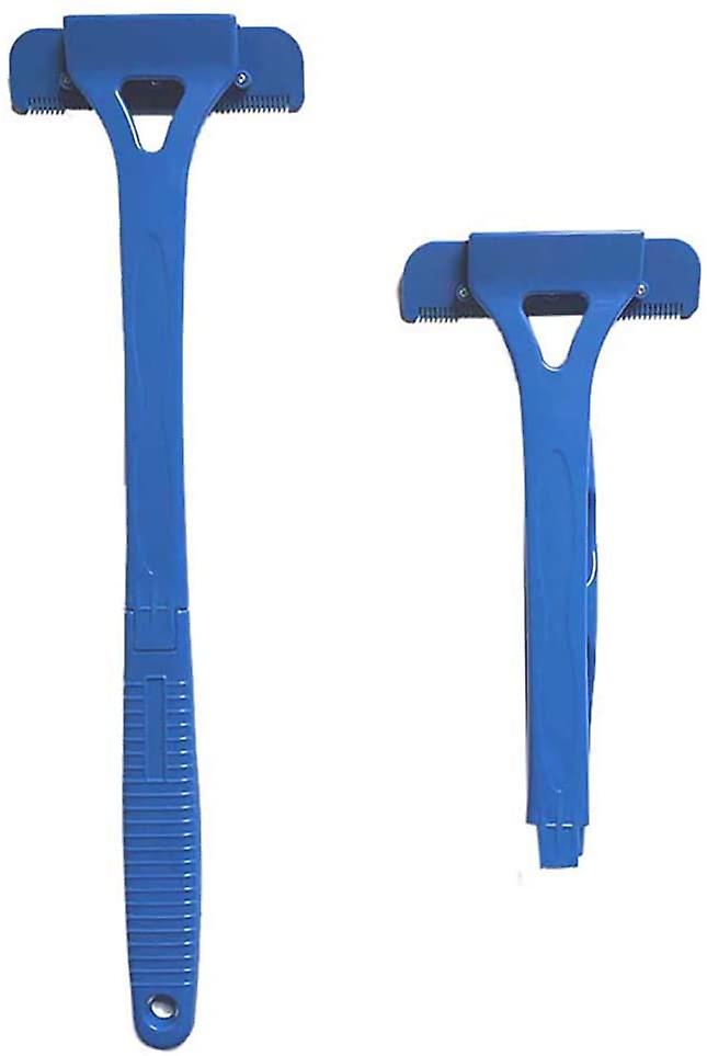 折り畳み式のロングハンドルウェットまたはドライヘアトリマーバックヘアシェーブを備えた1セットバック脱毛プロフェッショナルボディシェーバー