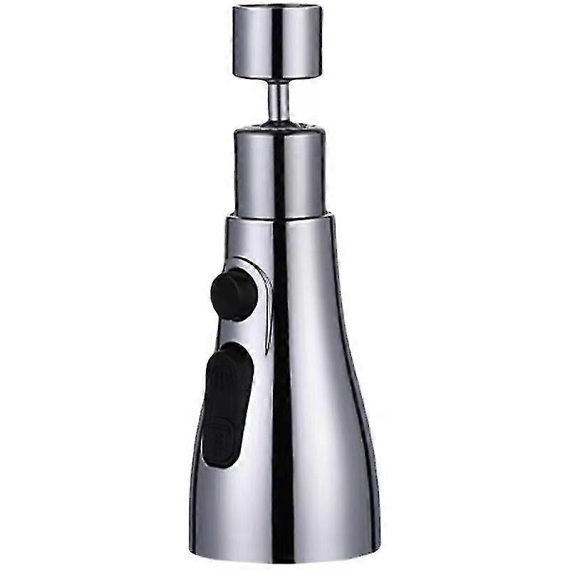 Universal faucet extension, rotatable-dery