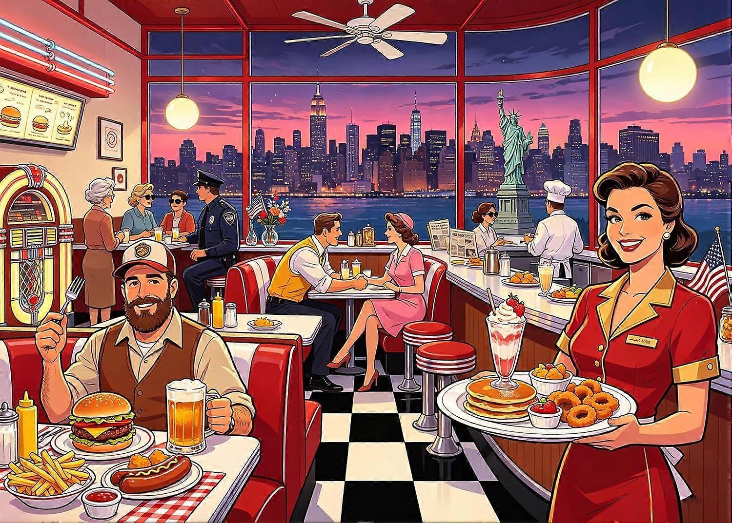 Puzzle Retro Diner CYQL-169