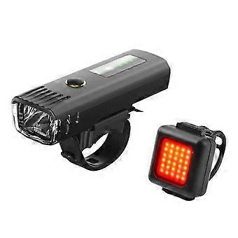 Set di luci anteriori e posteriori impermeabili per bicicletta - Luci per mountain bike per uscite all'aperto 26-27