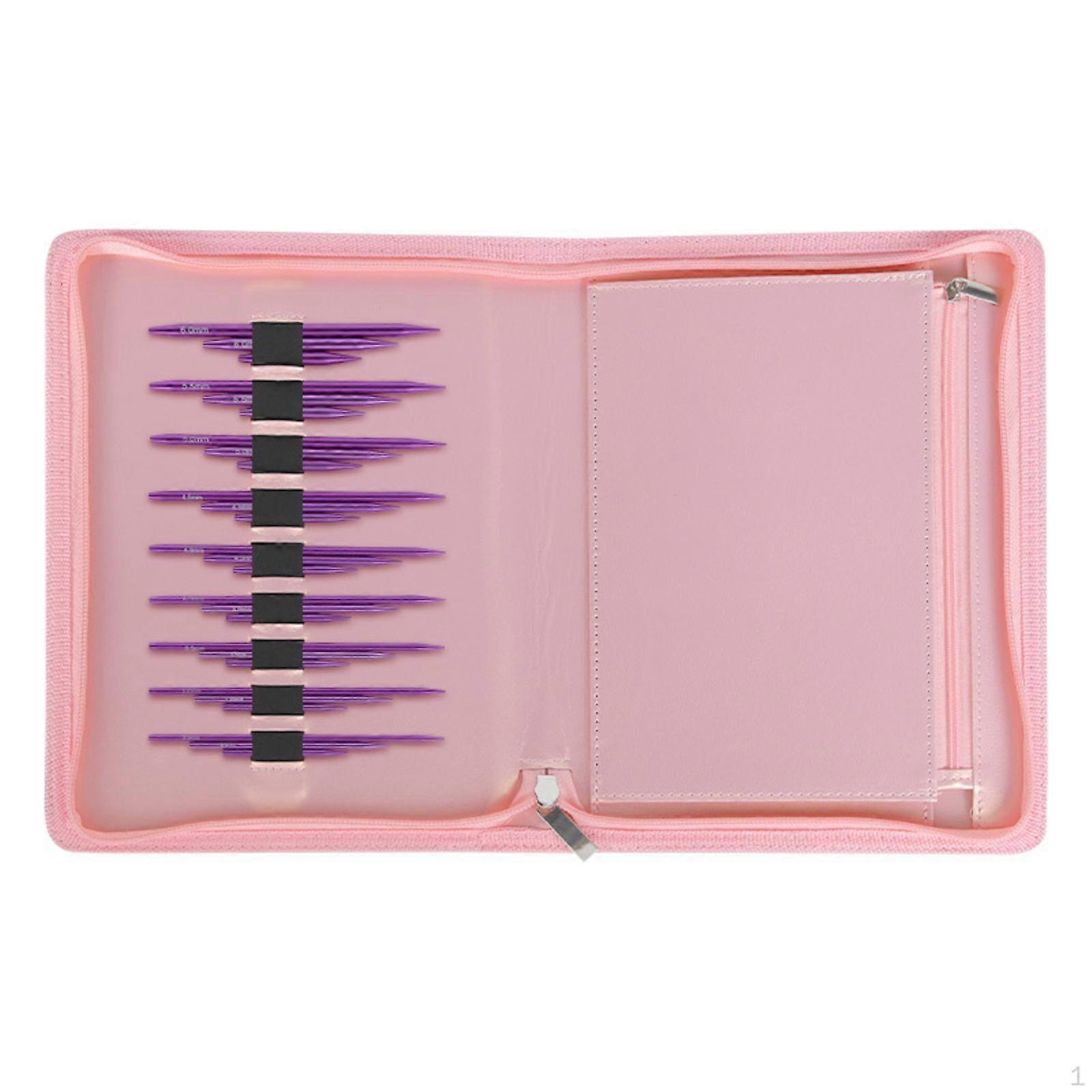 Circular Knitting with Case | Aluminum, Interchangeable Case, Organized, for