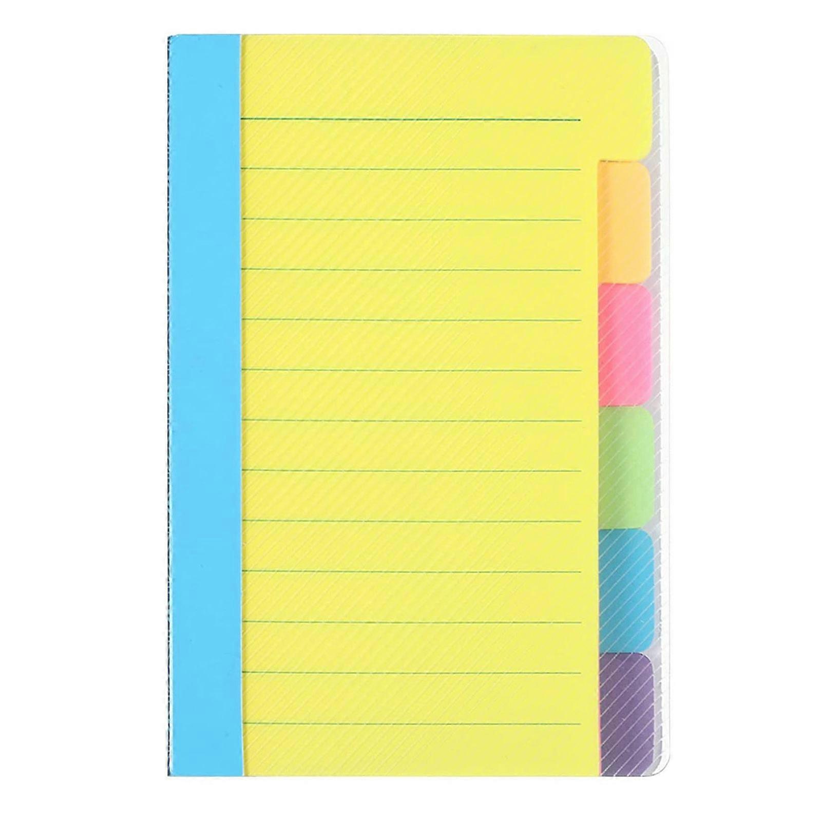 Compact Sticky Notes Set with Ruled Notepad for Office Use