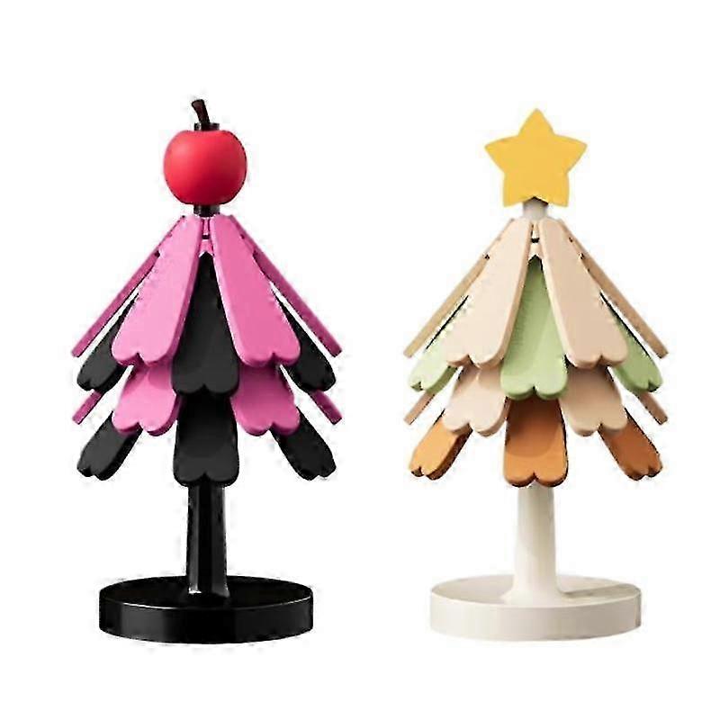 Detachable Christmas Tree Coasters