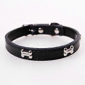 Strapazierfähiges Hundehalsband aus Knochenleder