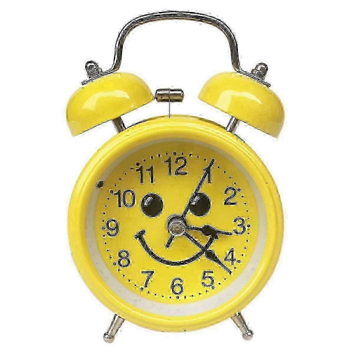 Non Ticking Twin Bell Clock