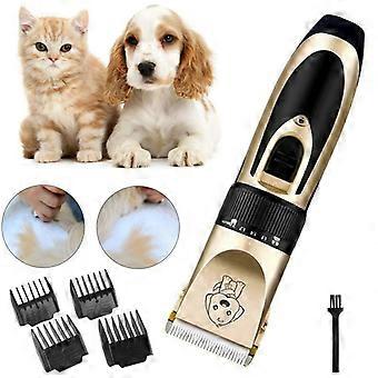 Low-Noise Rechargeable Dog Shaver Kit with Adjustable Waterproof Blade