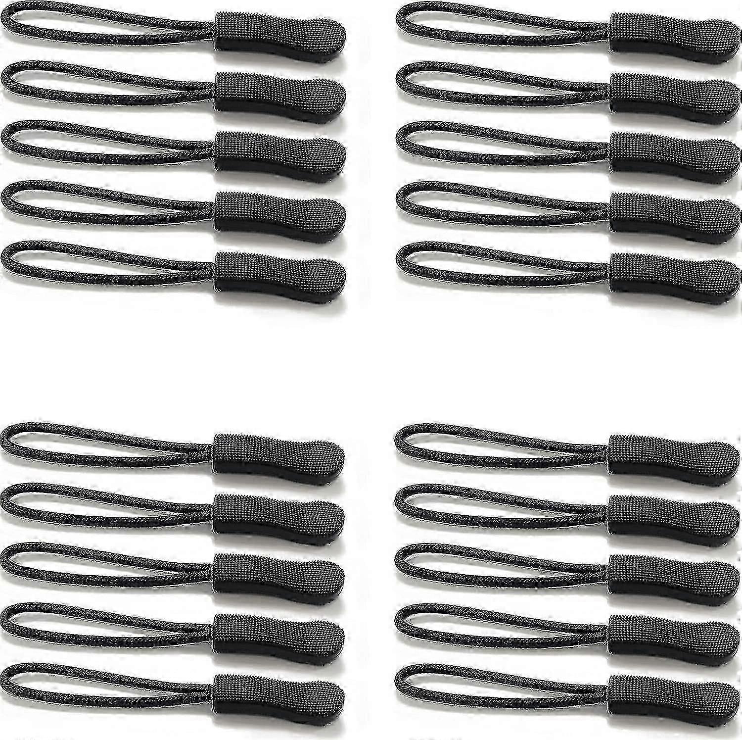 20pcs Zipper Pull - Zipper Pulls Replacement, Zipper Pulls, Zipper Puller Helper, Zipper Pull Puller, Nylon Replacement Zipper Pulls Tab, Luggage Zipp