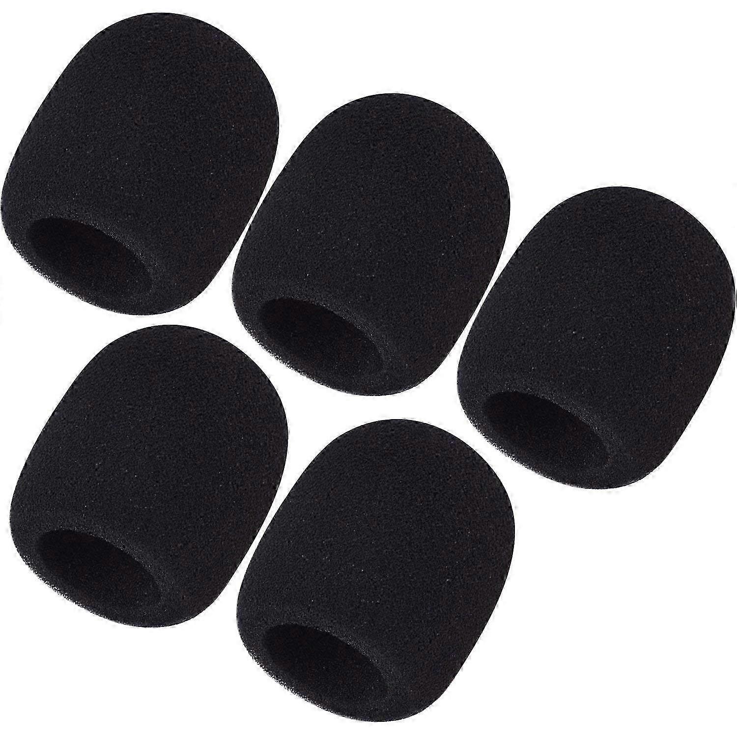 5 Pack Foam Mic Cover Handheld Microphone Windscreen (5 Pack)CC