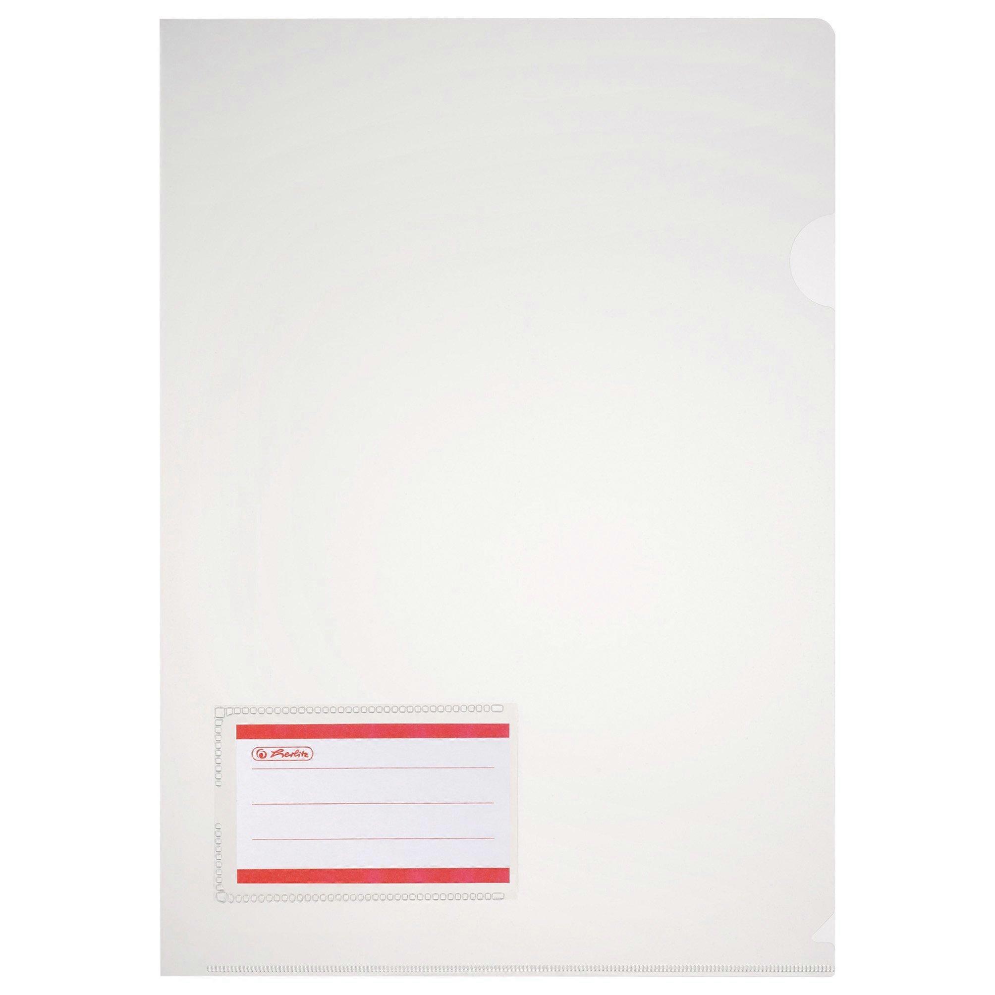 A4 Polypropyleen Plastic Folder/Document Protector met Pocket (10 Stuks)