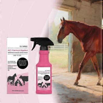 Horse Fly Repellent Spray Bulk Box 5 Boxes Long Lasting Fly and Insect Shield for Groomers and Home Use Rinses Away Without Residueh
