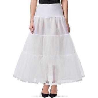 Women\'s 50s Vintage Tulle Petticoat Half Slip Tutu Underskirt 27" S-2xl-brnv