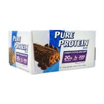 Pure Protein High Protein Bar Chewy Chocolate Chip , 1.76 Oz / 6 Pack (Pack of 1)