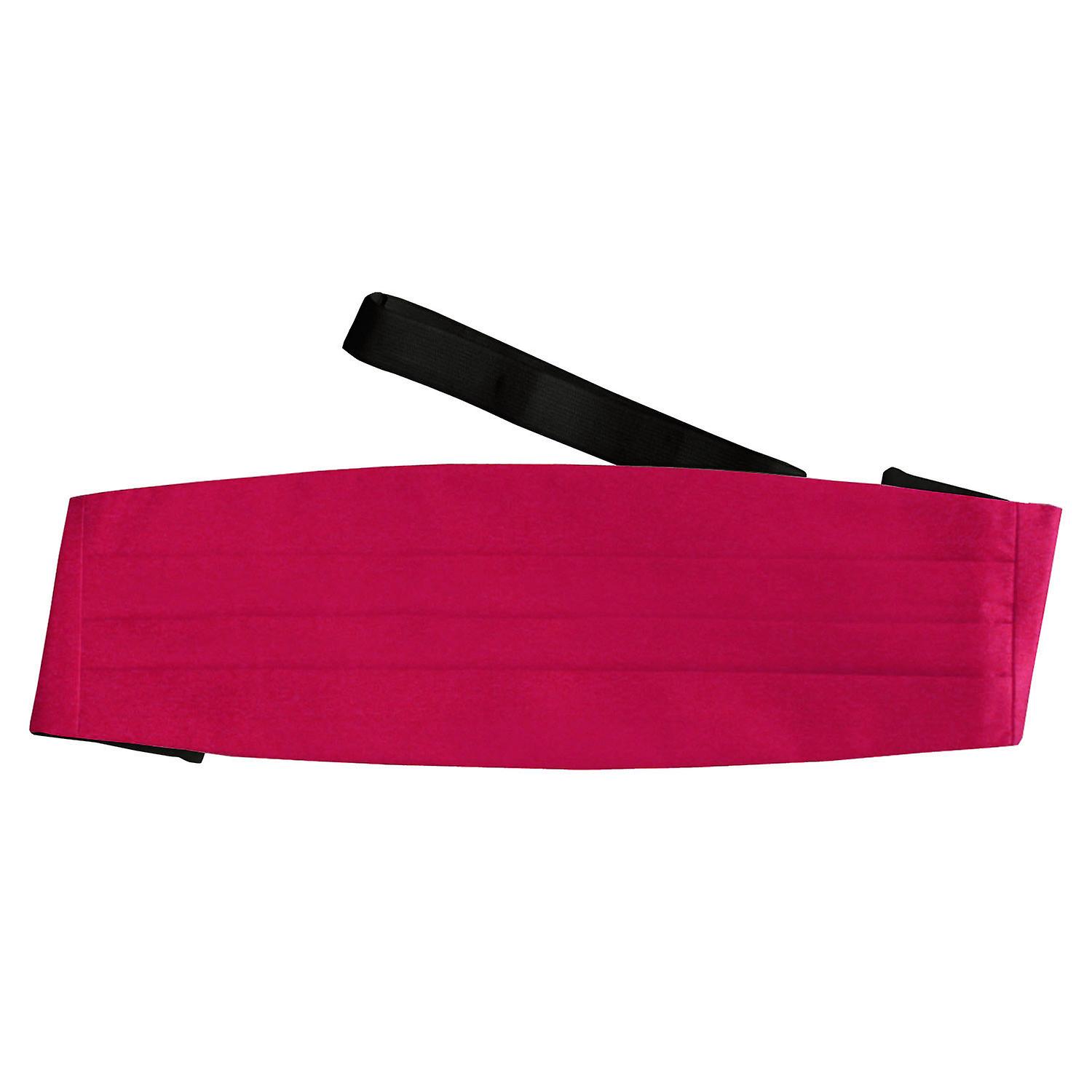 Faixa de cetim carmesim vermelho liso