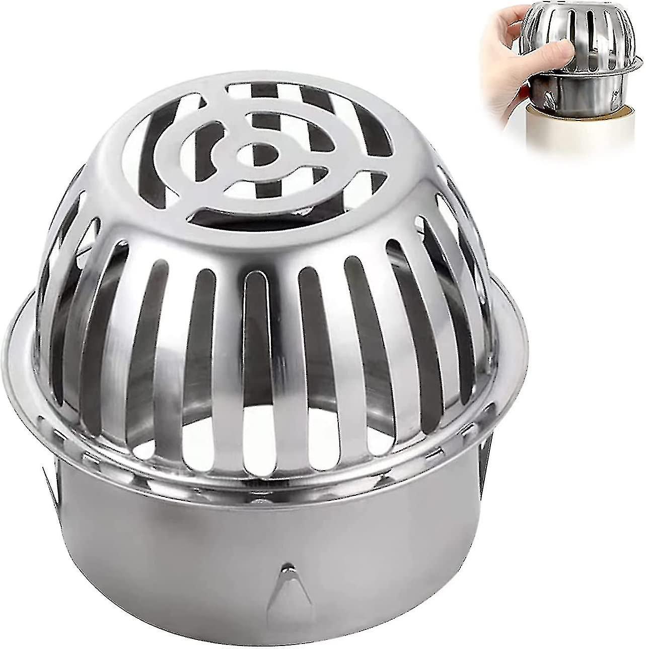 Stainless Steel Convex Floor Drain, 1 Pcs Drain Filter Gutters, Stainless Steel Gutter Filter For Anti Blocking Drains Of Balconies