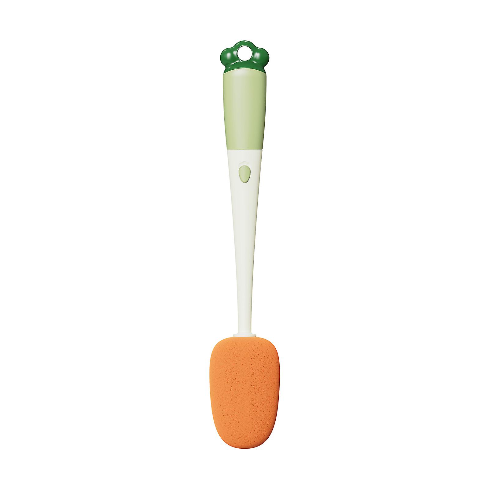 3 In 1 Bottle Cap Brush Tpr Multifunctional Durable Kitchen Tool Portable Abs Creative Yellow Green Crevice