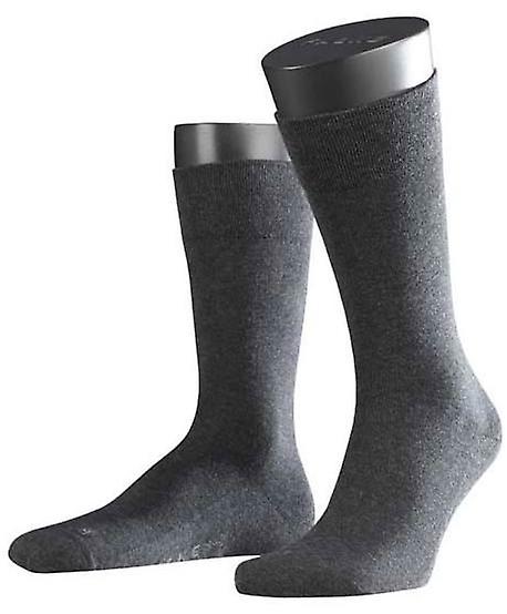 Falke Melange Sensitive London Midcalf Socks - Anthracite