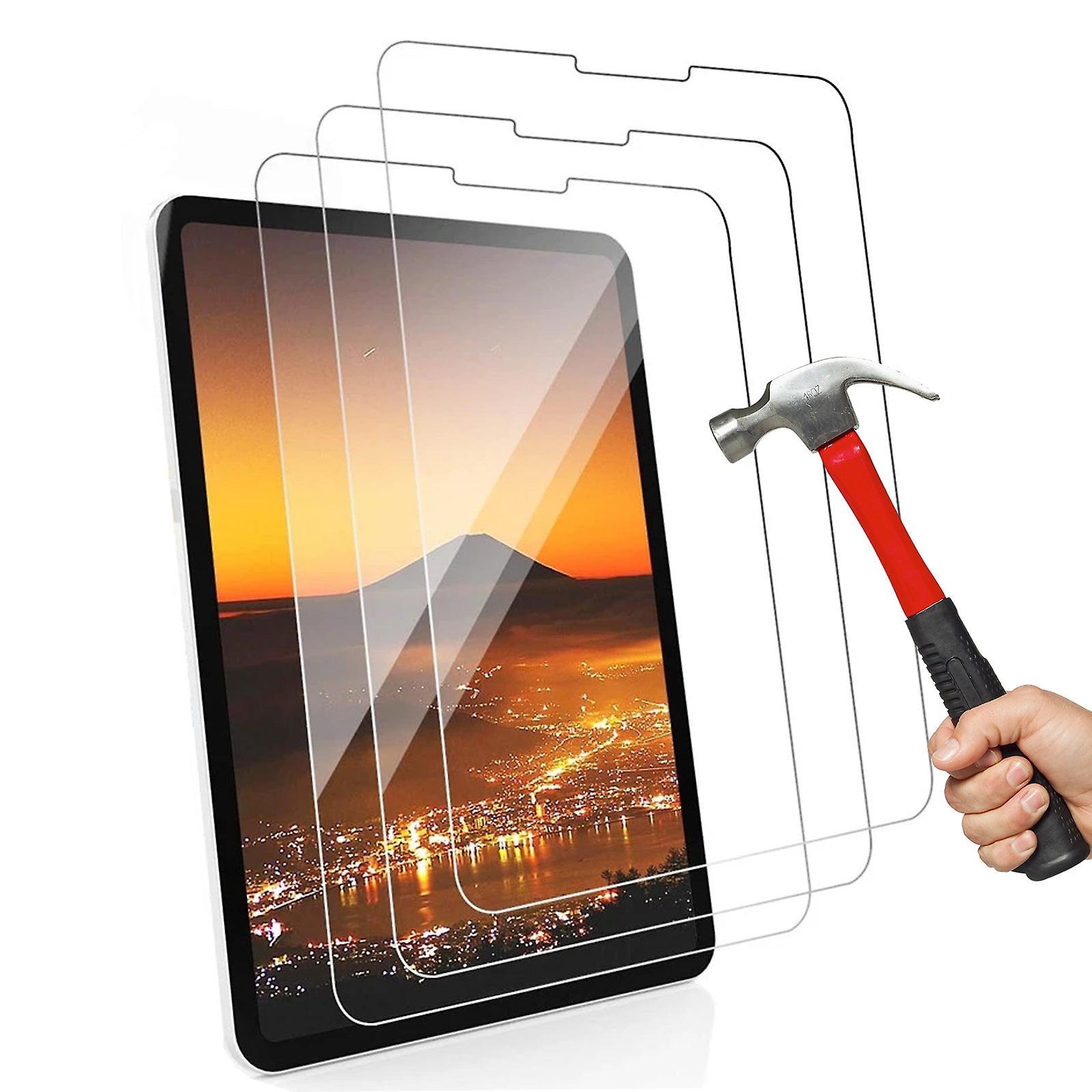 适用于 Apple Ipad Pro 12.9 英寸第 6 代 2022 的 3 件钢化玻璃屏幕保护膜