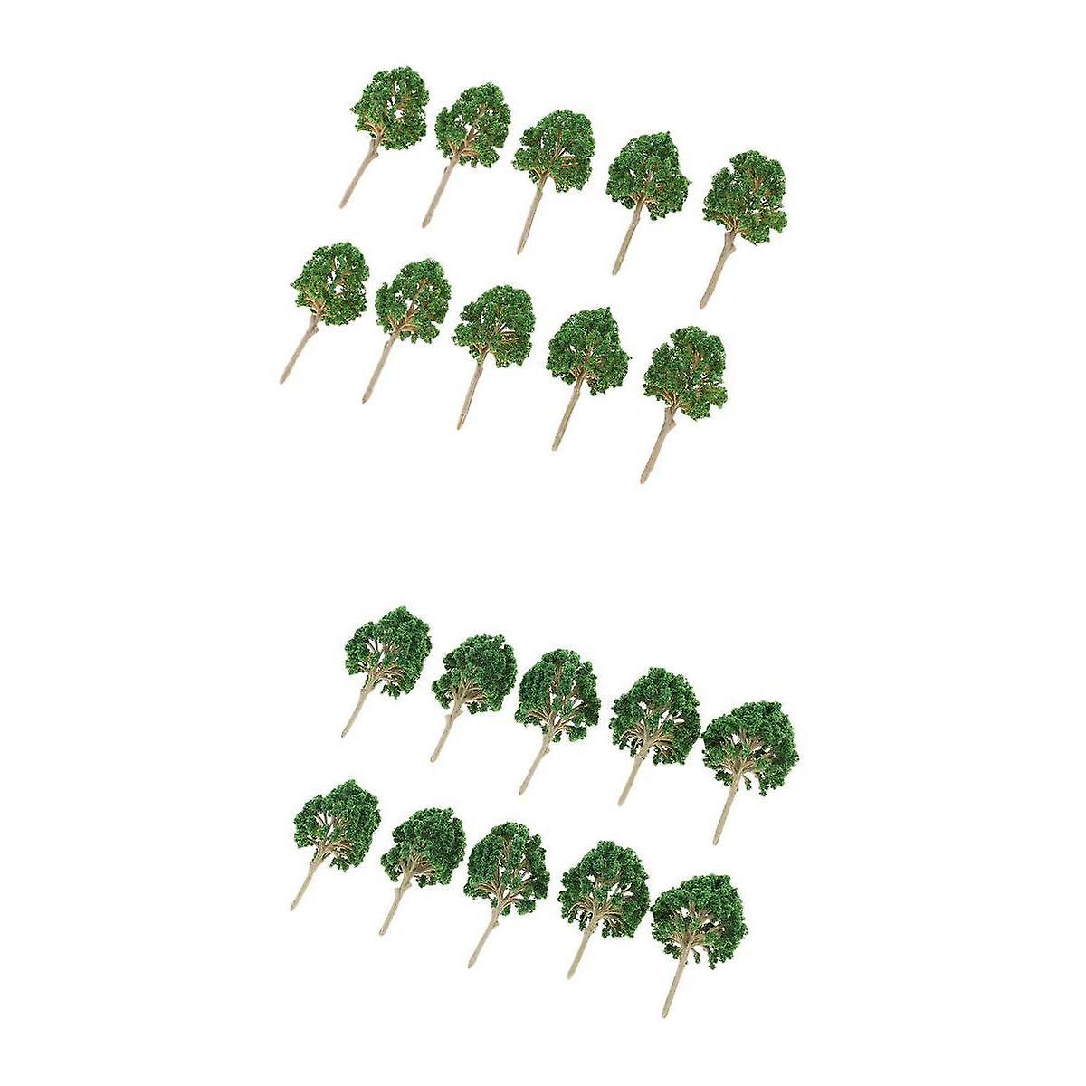 20 Pieces Sand Table Model Building Scale Tree Mulberry Miniature