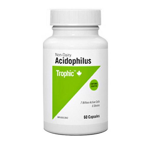 Trophic Acidophilus 7 Billion E-coated, 60 Caps