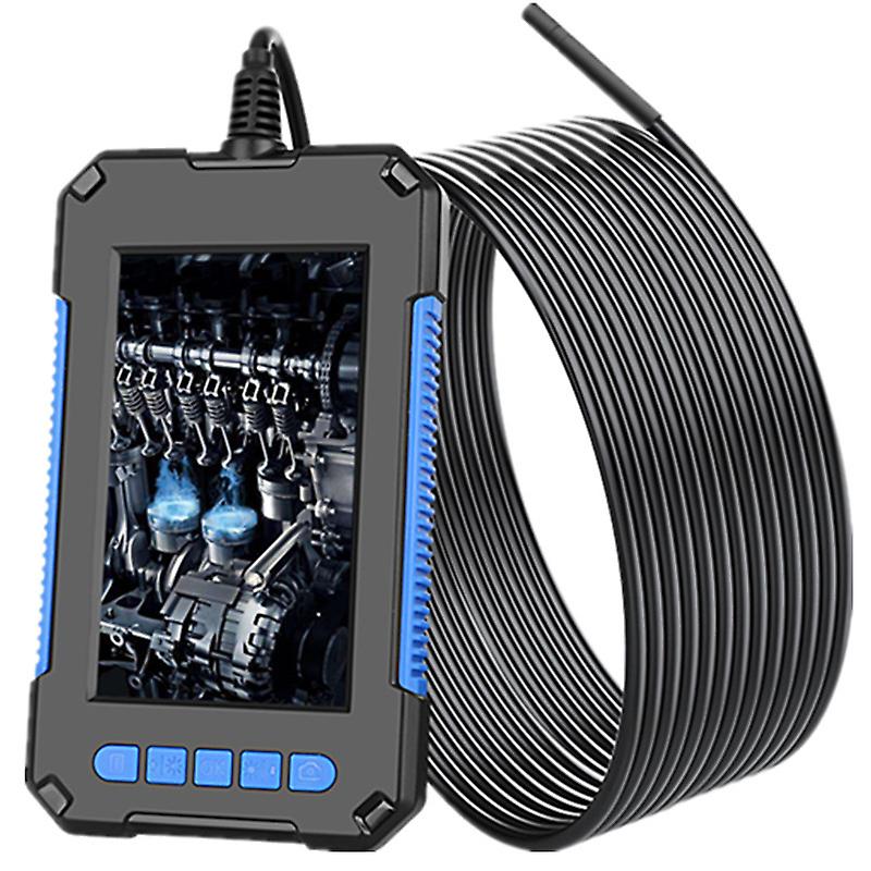 Industrial Borescope, Waterproof Snake Camera Screen Digital Inspection Camera - Blue，14.5*8.5*1.8cm