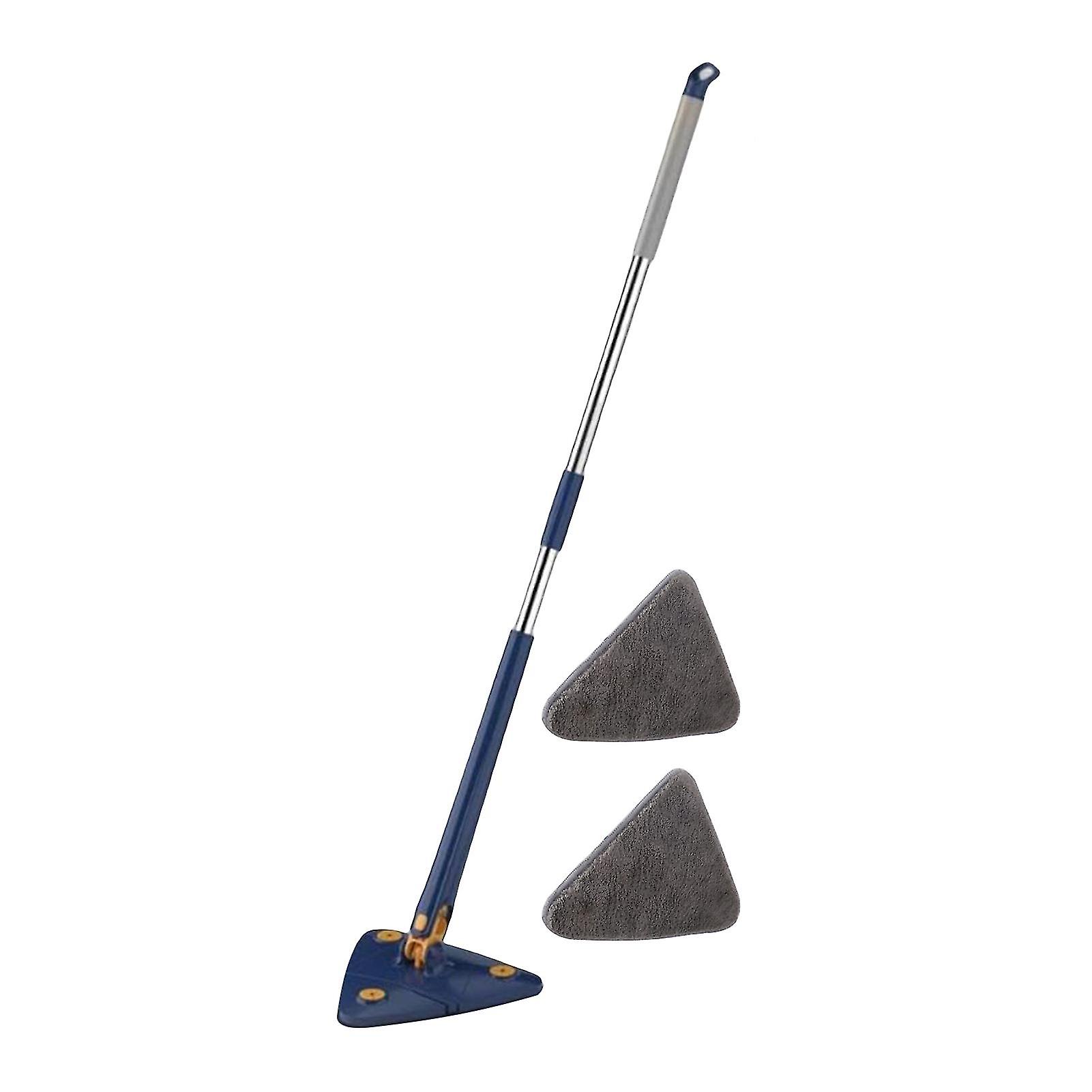 Nettoyage Mop 360 degrés rotatif protéger les mains Dense Microfibre Chiffon Télescopique Ménage Triangle Mop Pour la maison