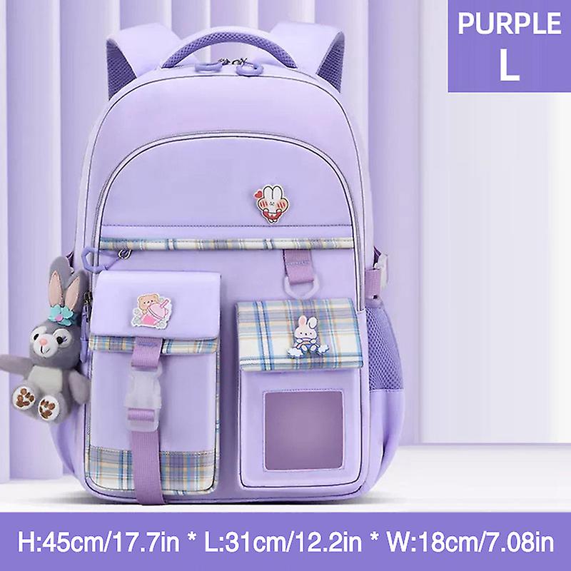 Get Your Little Girl Ready For School With Our Ultra-light Ridge Backpack - Spacious And Easy To Open!
