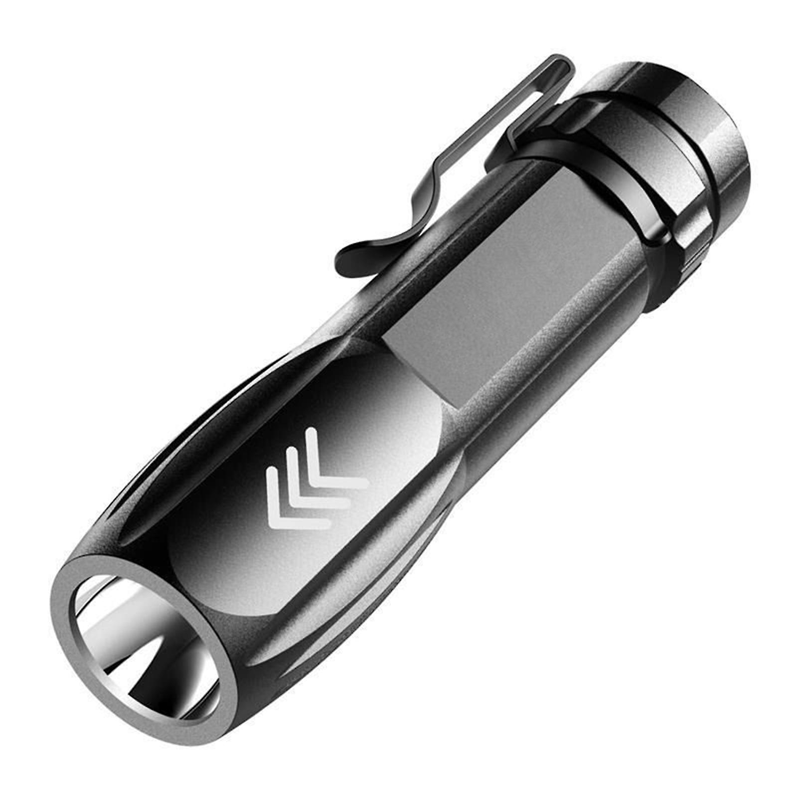 Usb Glare Flashlight Multi-function Zoom Flashlight