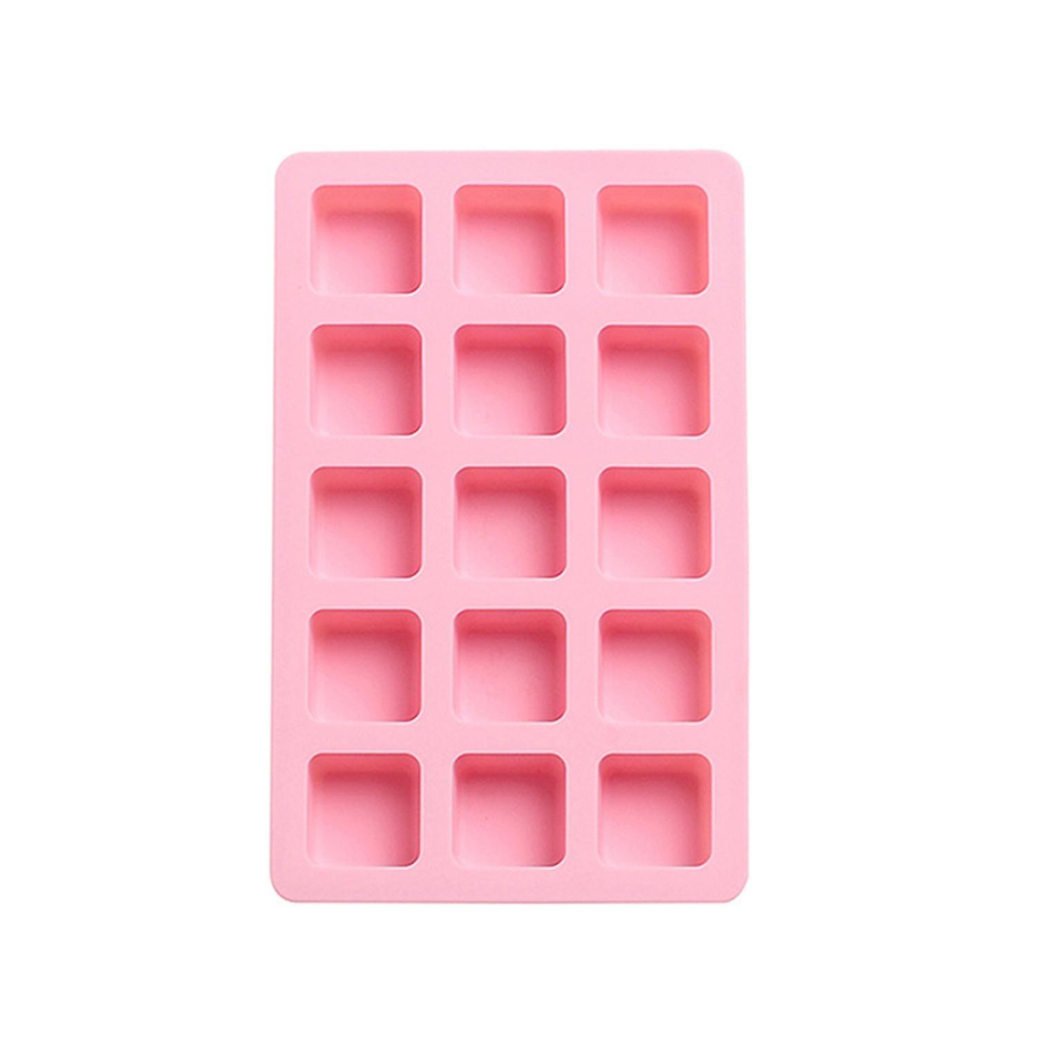ZHOUBA Ice Cube Tray Stackable Reusable Silicone Cocktails Easy Release Ice Cube Mold for Bar