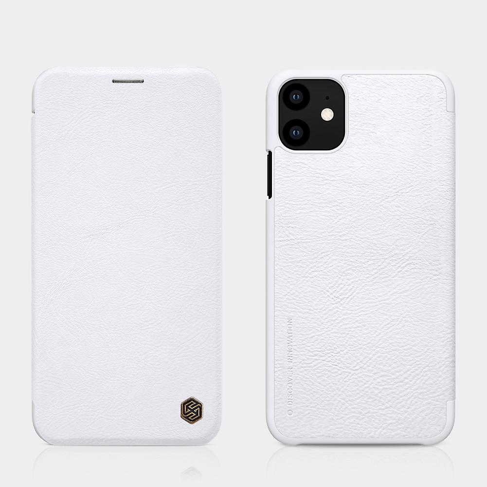 Protective Case Faux Leather Flipcase Cover for Apple iPhone 11 Pro 5.8 inch White Case Case