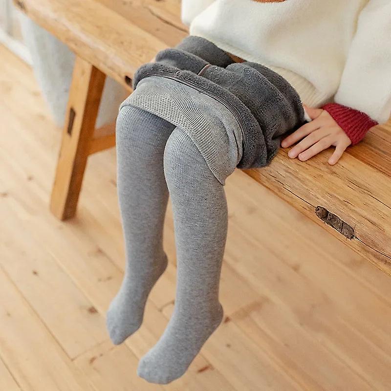 Winter Children Warm Tight For Girls Thick Velvet Pantyhose Fleece