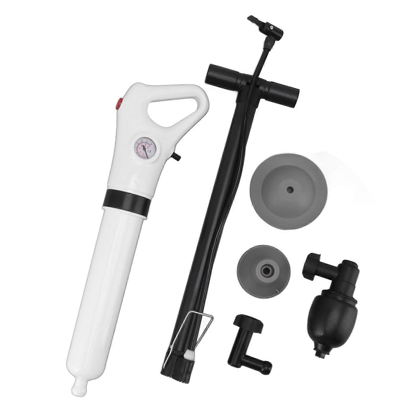 Pneumatic Toilet Plunger, Manual Dredger, Dredging Tool for Bathroom, Plumbing, Sink