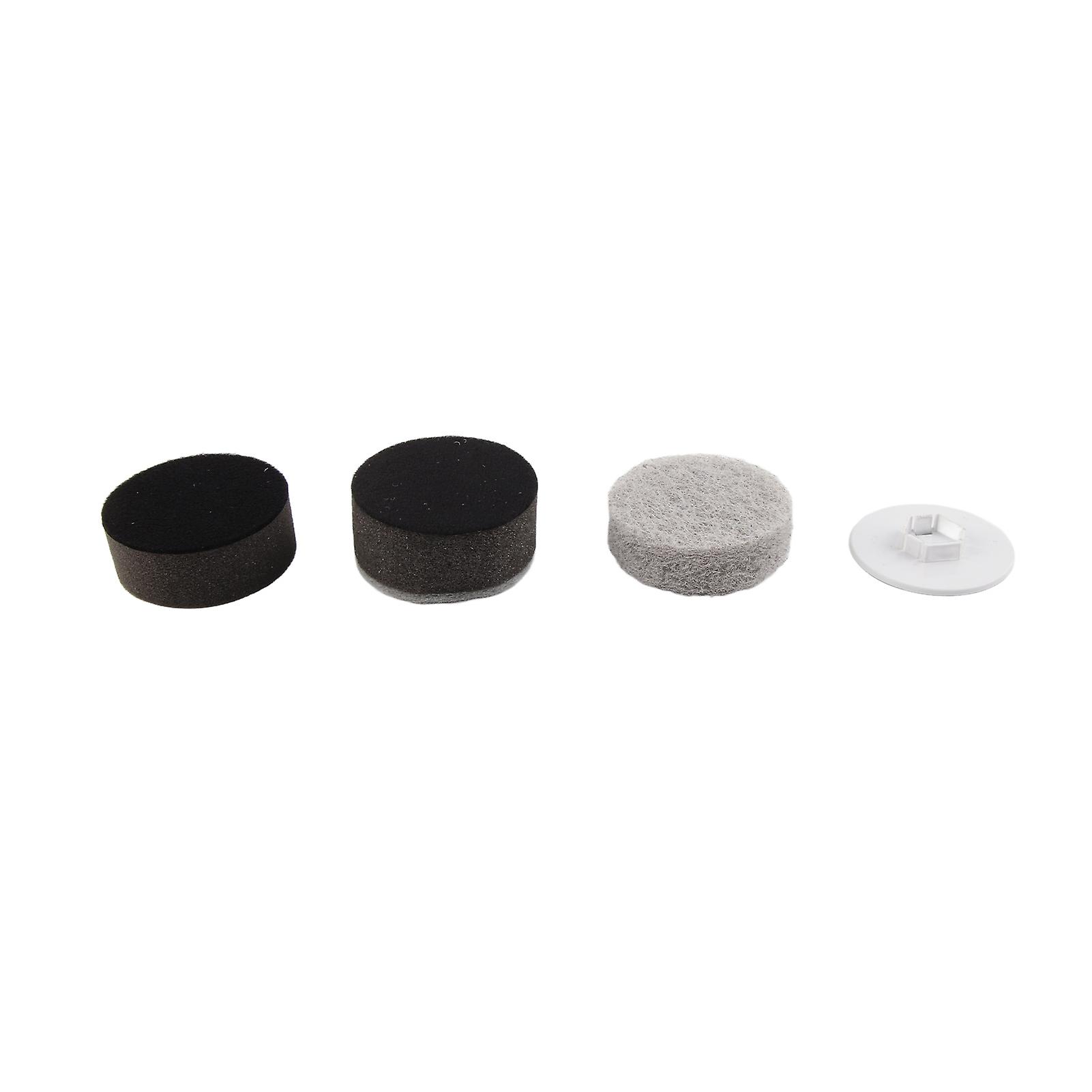 Lot de 3 têtes de brosse rotatives électriques sans fil pour le nettoyage, avec fibres grossières, éponge, chiffon de nettoyage et base