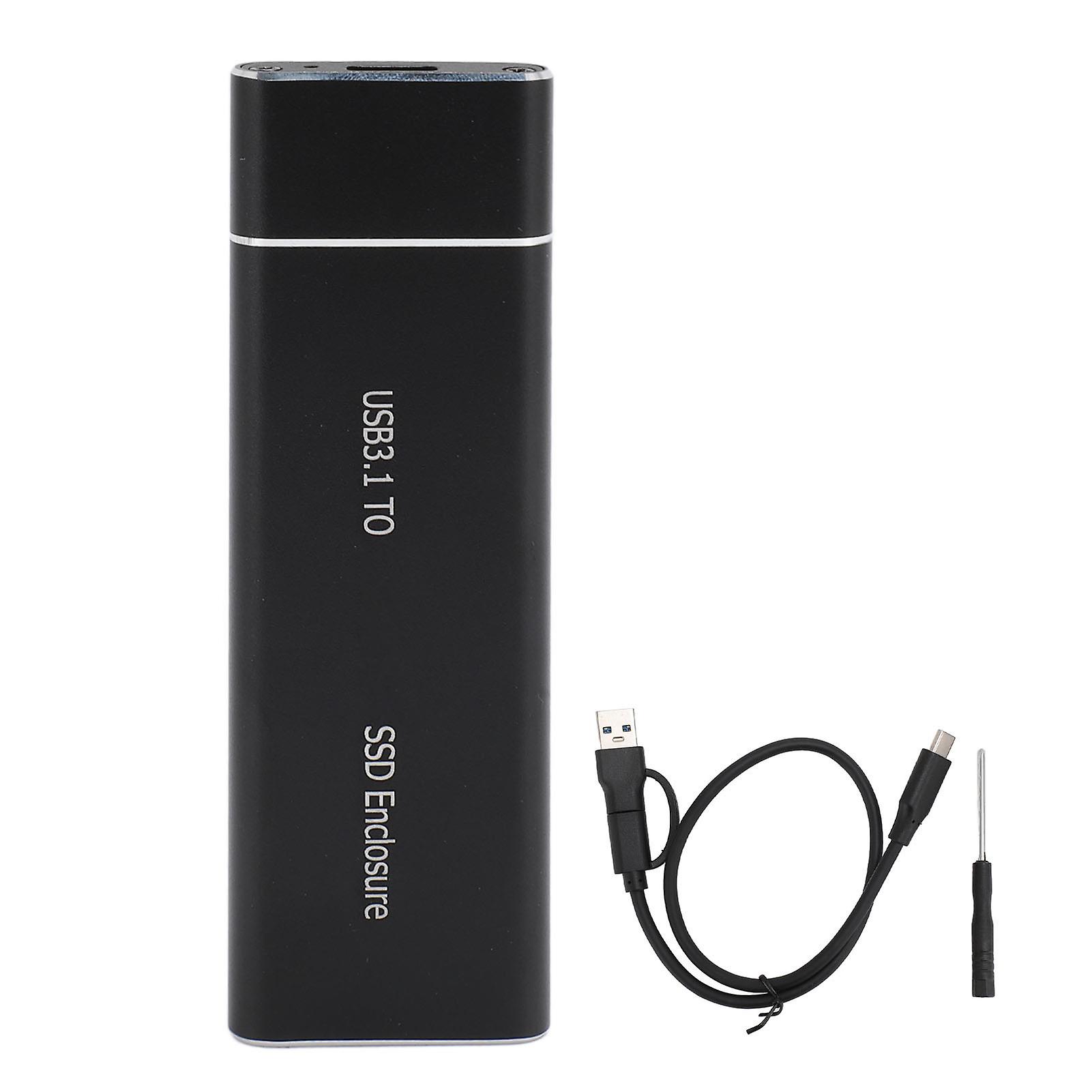M.2 Ssd Enclosure Support Nvme Ngff Sata Usb 3.1 Type C External Solid State Enclosure Adapter For Windows For Android