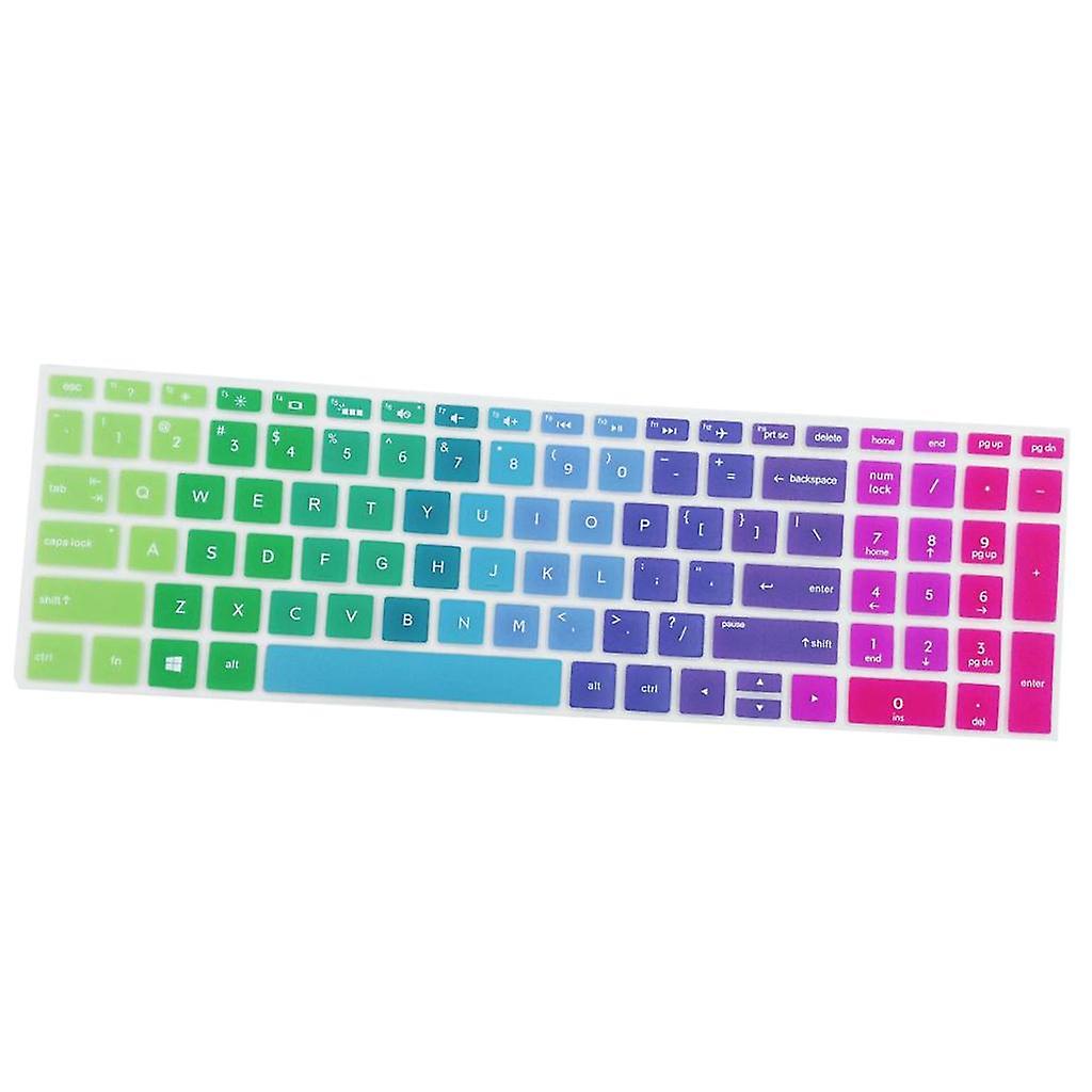 Silicone Notebook Keyboard Skin Cover for HP 15.6''  Laptop Pink