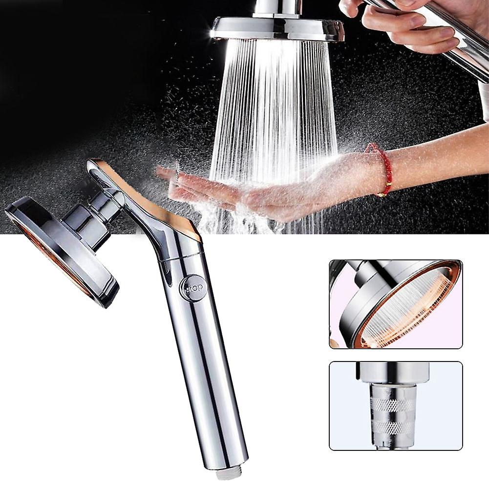 Adjustable head-to-head pressurized rain shower set