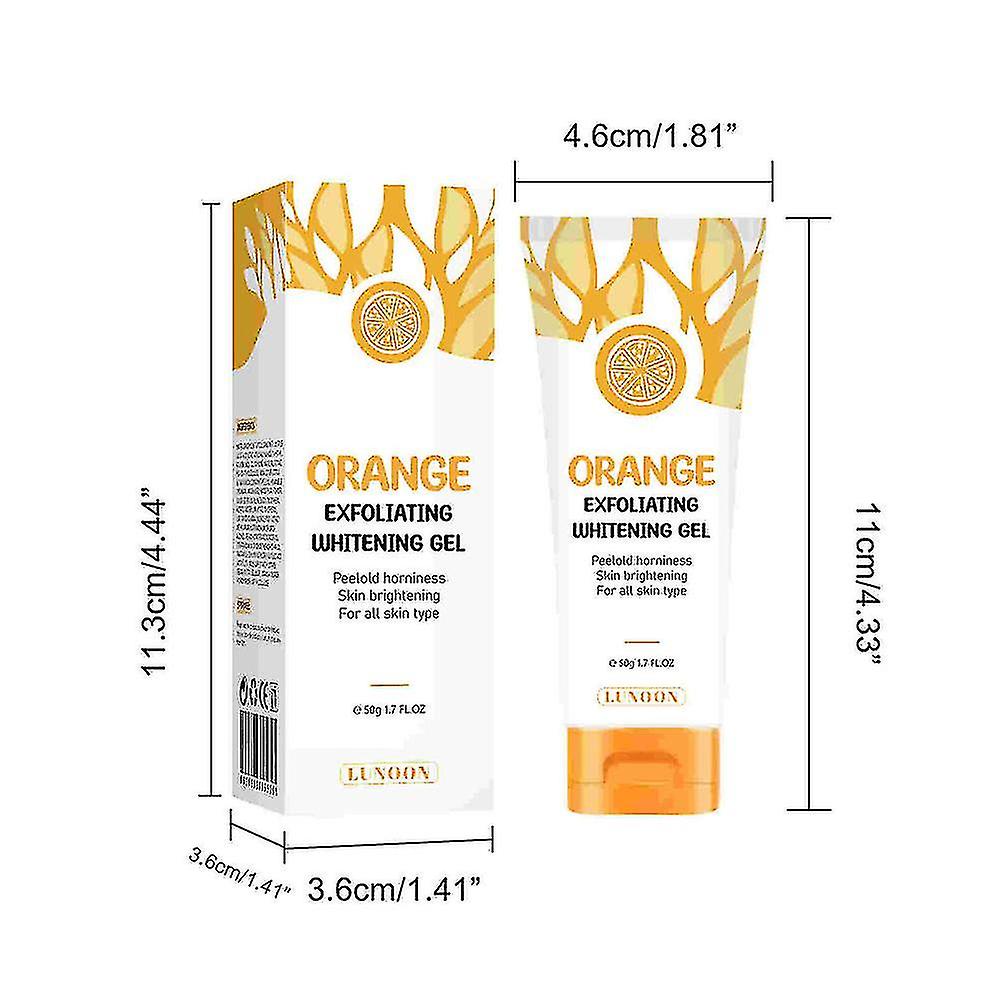 Orange Exfoliating Gel Face, Suitable For Exfoliating Gel