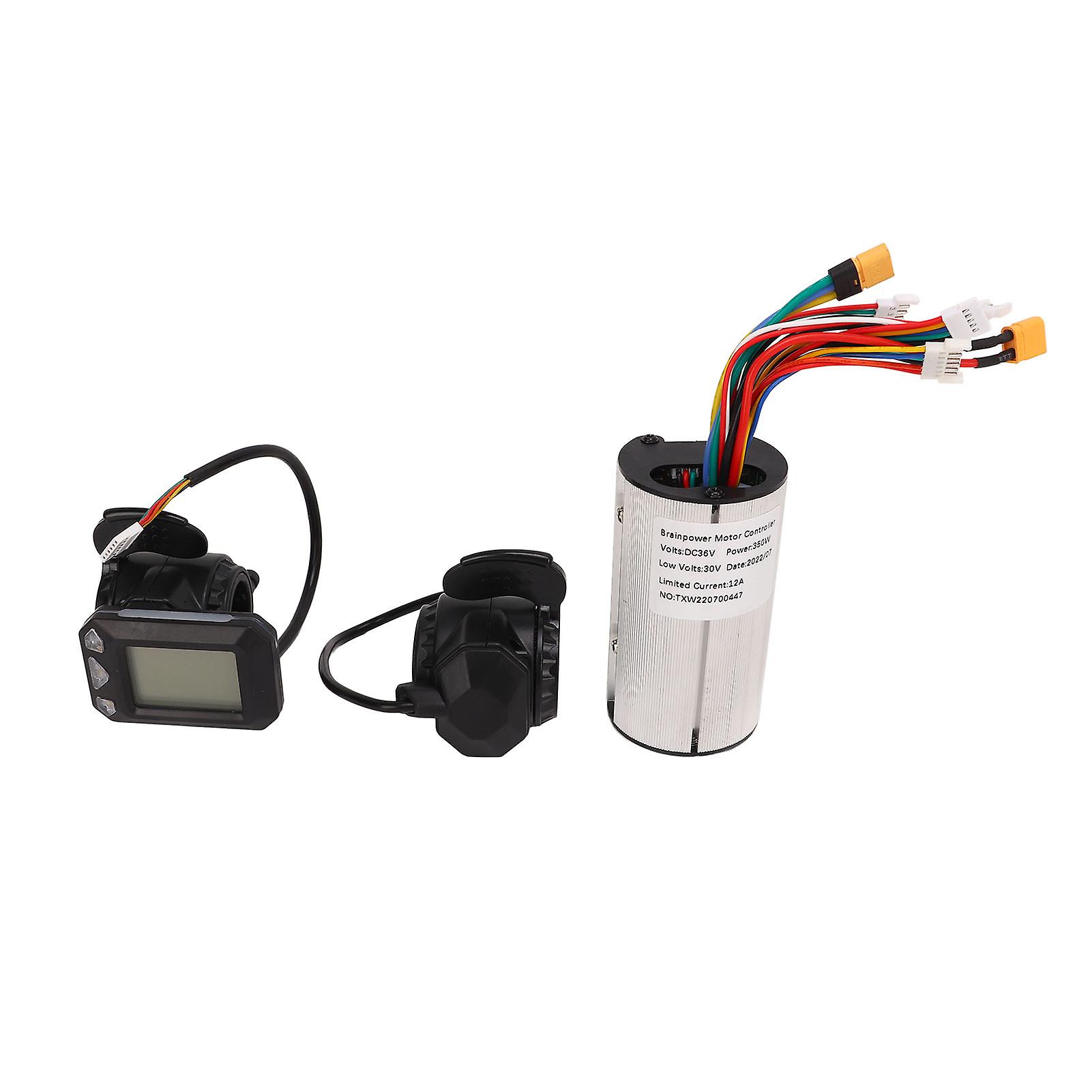 Motor-Brushless-Controller 5-6in 350W 12A Echtzeit-Display-Panel-Scooter-Controller-Kit 36V