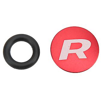 RISK Mountain Bike Crank Arm Dust Cap Center Shaft Cap Hollow Integrated Aluminum Alloy for Road BicycleRed