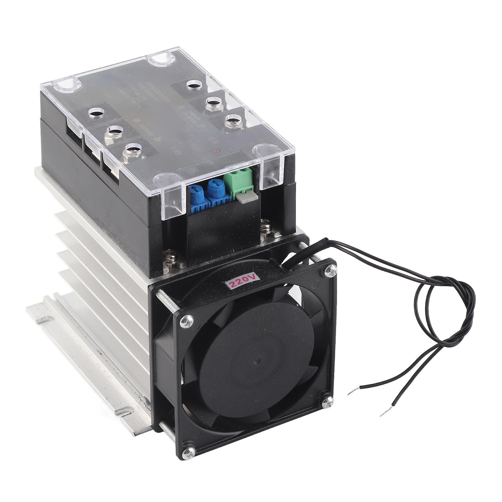 Soft Start Controller Industrial Motor Control Accessory Aluminum Bottom Plate for Single and 2 Phase Motors with Module Radiator