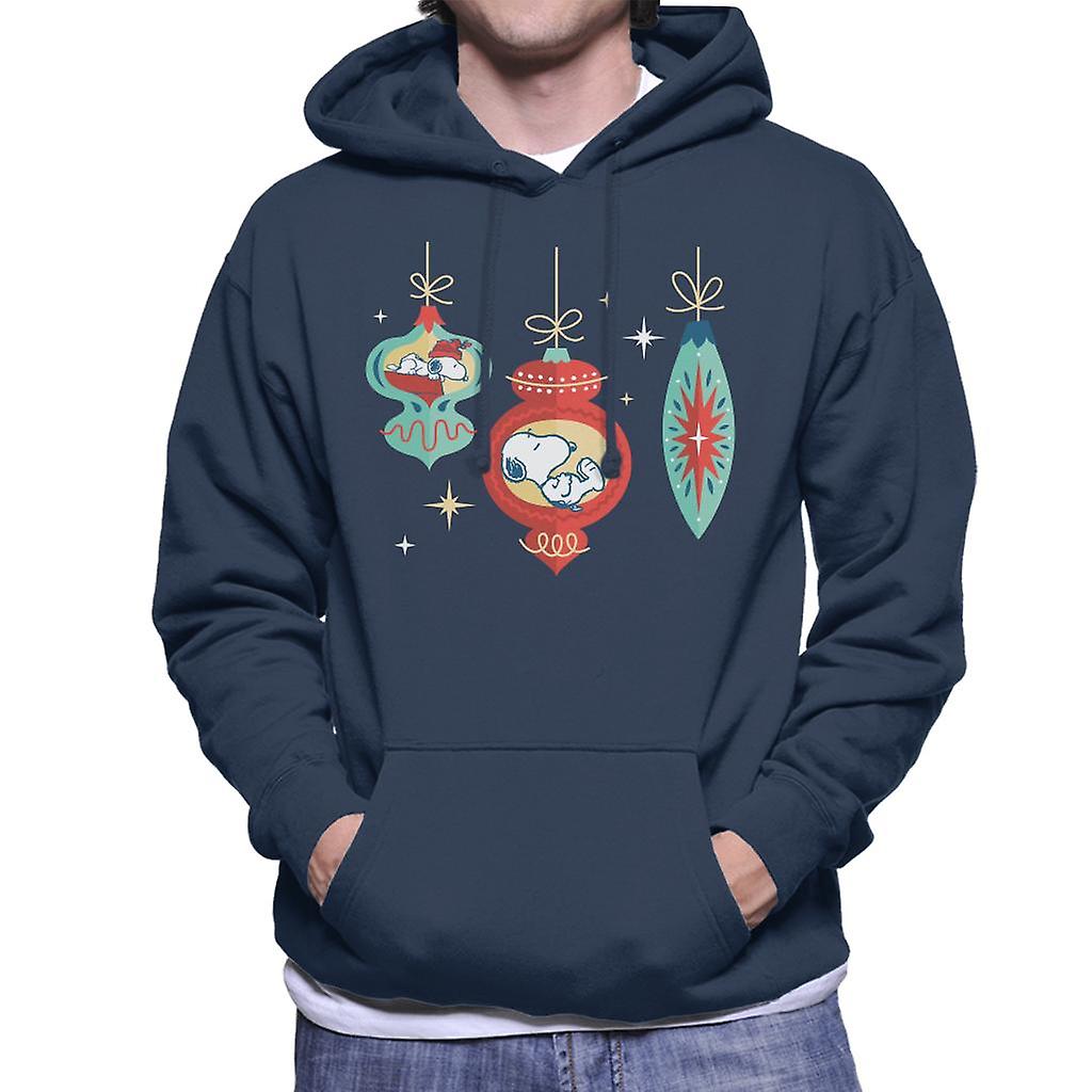 Peanuts Snoopy Asleep In A Bauble Men's Hooded Sweatshirt