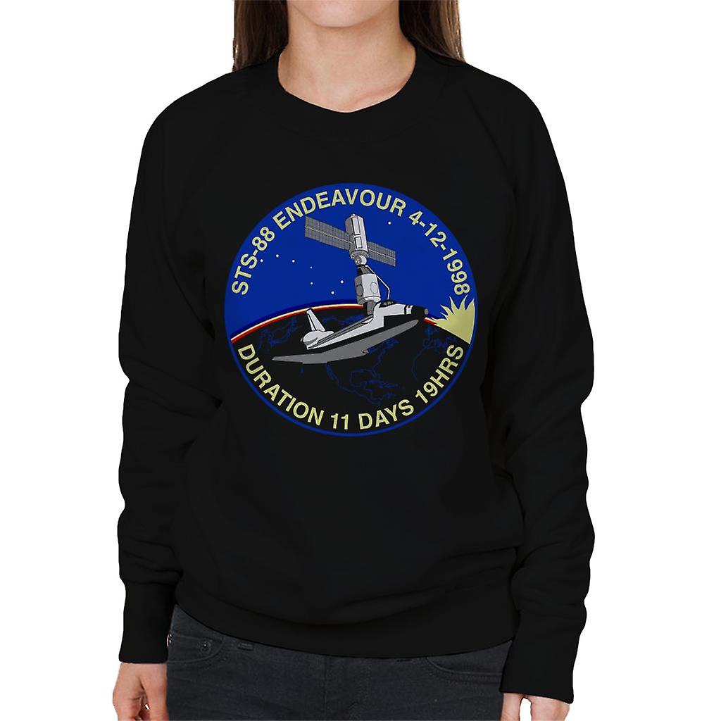 NASA STS 88 Endeavour Badge Women's Sweatshirt