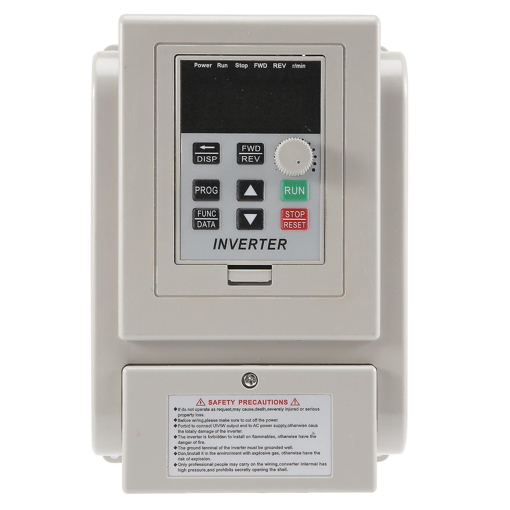 2.2KW 3HP 220V Variateur De Fréquence Entraînement Onduleur CNC VFD VSD Simple À 3 Phase