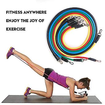 Bodybuilding Resistance Bands Gym Rubber Sport Elastic Rope Pull Fitness Sports Accessories Portable Equipment 100lbs