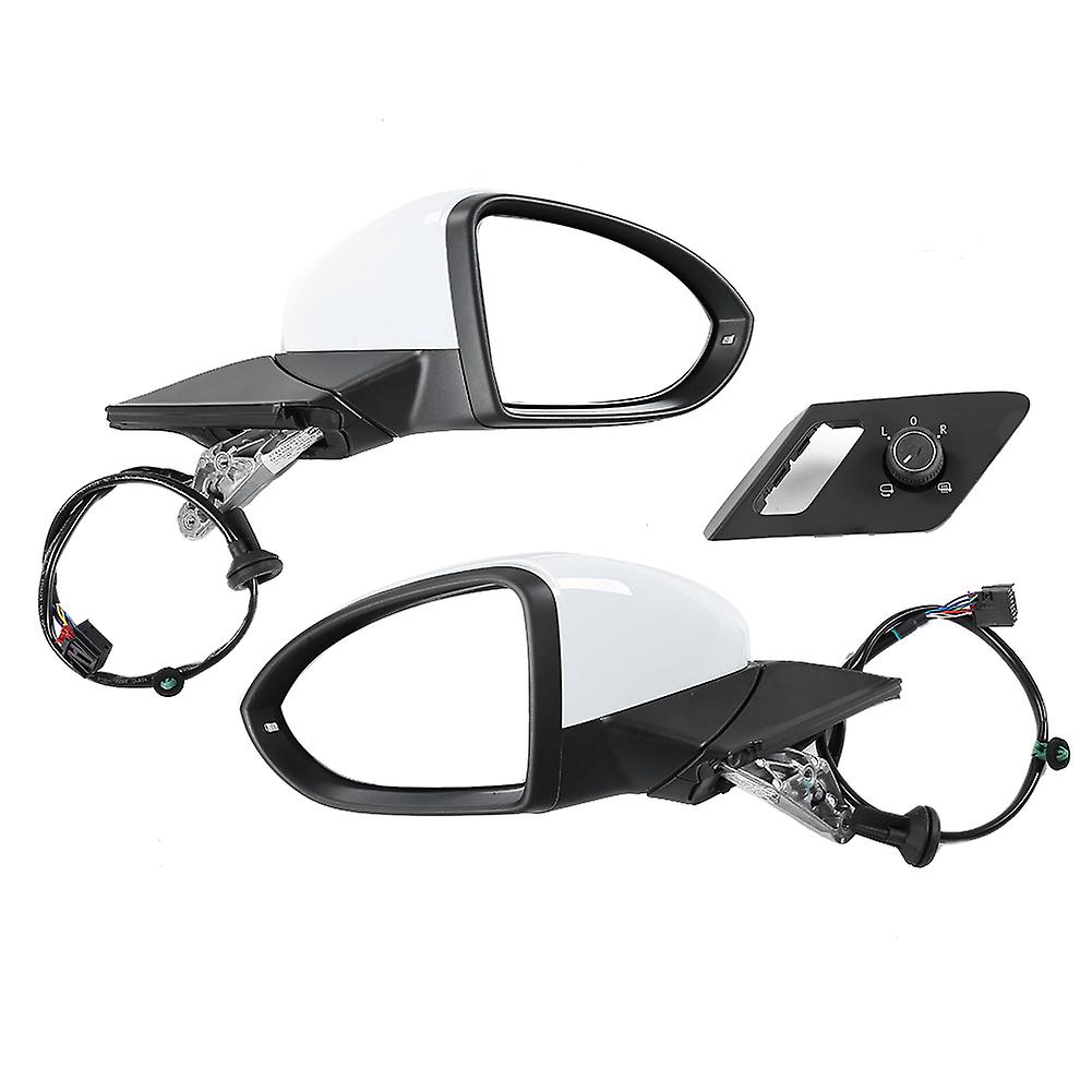 Pair Electric Folding Rearview Mirror Assembly Switch Set 5GG 857 508 A Fit for Mk7/Mk7.5 /GTi r R Line 2013-2020