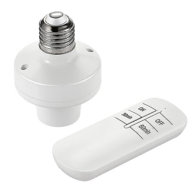 E26 / E27 Wireless Remote Control Light Lamp Base On/off Switch Socket